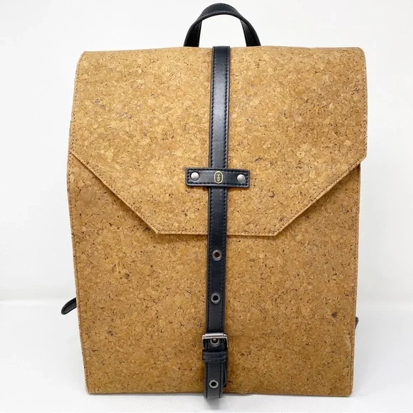 VINCE DURDEN Brown Cork Commuter Backpack Hand-Made Eco-Friendly Sustainable - Picture 4 of 13